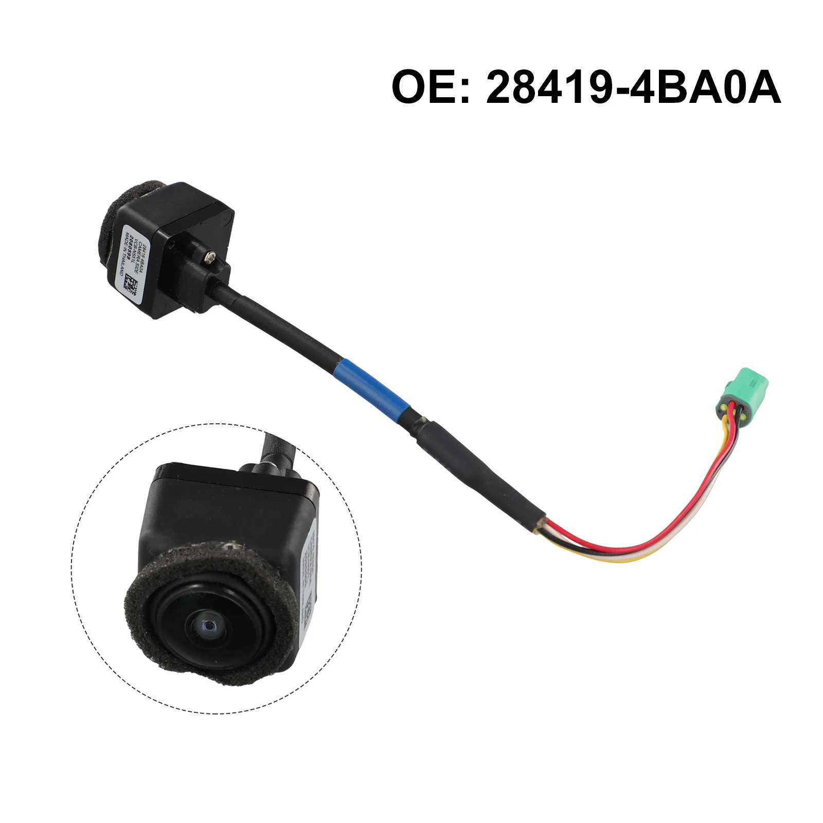 

Камера заднего вида для Nissan Rogue 2016-2019, крепление на боковое зеркало, 284194BA0A, автомобильная электроника, аксессуары