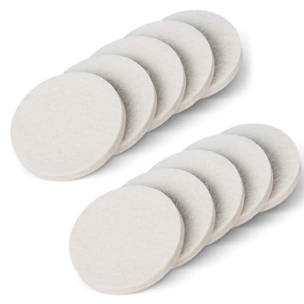 11pcs 50mm Wool Felt Polishing Pad With Mandrel Grinding Buffing Polishing Wheel Power Tool Metal/Jewelry/Watch Wool Polish Pad