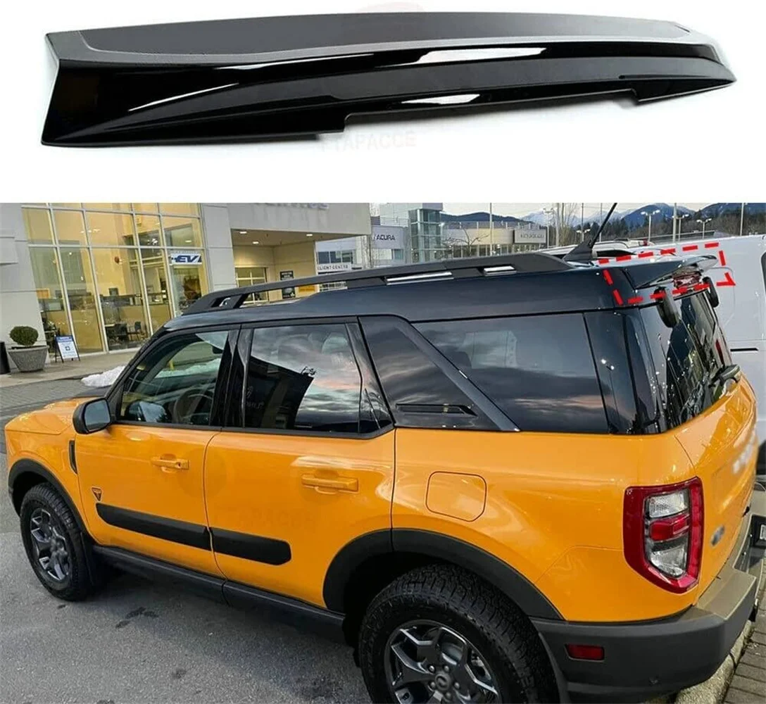 

1Pcs ABS Rear Tail Spoiler Wing Trunk Lip Fits for Ford Bronco Sport 2021 2022 2023