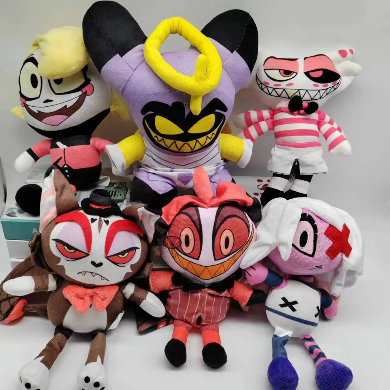 Anime Hazbin Hotel Peripherals Classic Adam Plush The Exorcist Plush Fat Nuggets Pillow Toy Anime Stuffed Toy Sofa Ornament Kids