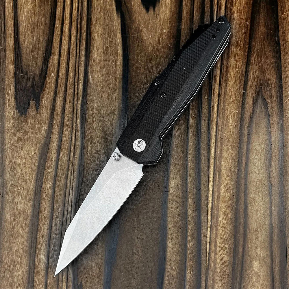 

EDC уличный складной карманный нож с черной ручкой, рюкзак, инструмент, нержавеющий и износостойкий охотничий нож для выживания в полевых условиях