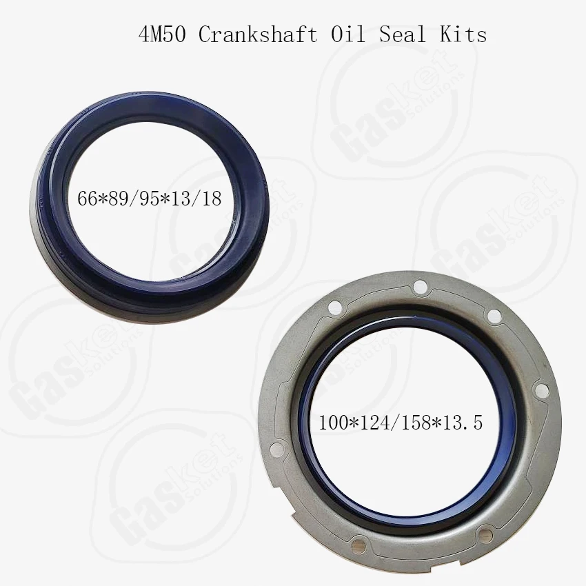 4D33 6D31T 6D34 6D34T 4M50 4M50T Front Rear crankshaft oil seal sets For Mitsubishi engine ME221974 ME017208 BZ5879E ME240010