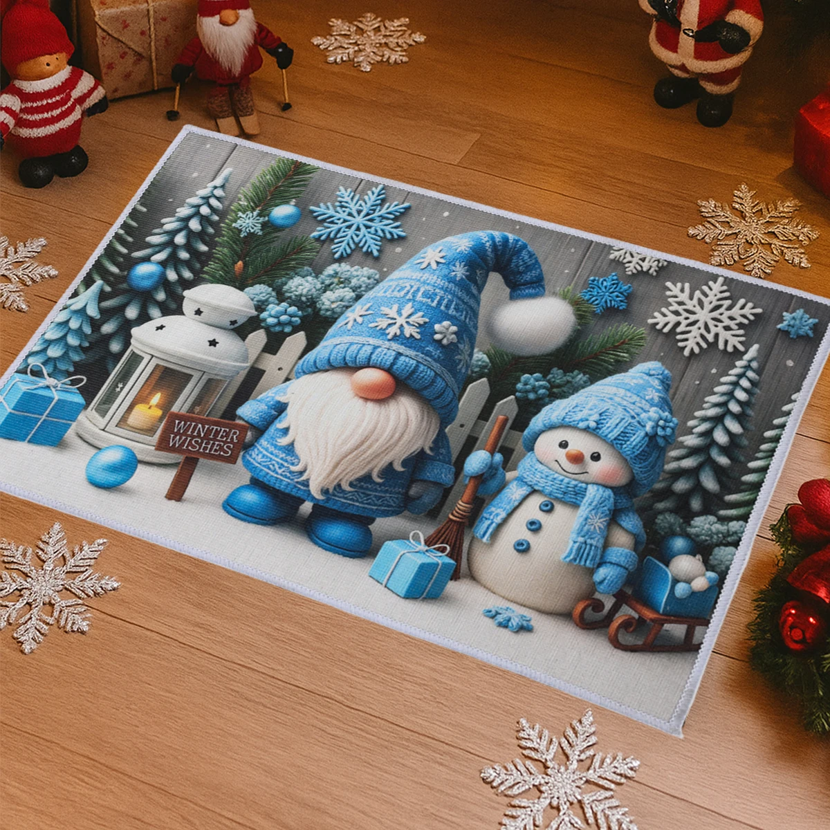 Christmas Tree Santa Claus Doormat Christmas Decoration Kids Favors 2025 Xmas Gift Doormat Navidad Natal New Year Gift 2026