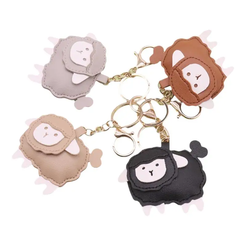 1 Stück Schlüsselanhänger für Damen und Kinder, Accessoire, Anhänger, Geschenk, niedlicher weißer Schaf-Schlüsselanhänger, hochwertiger Schlüsselring aus Metall und Zinklegierung – Detail 8