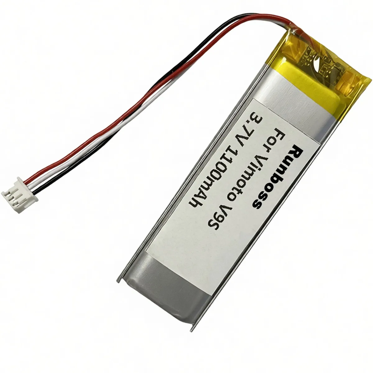 New 1100mAh Battery For Vimoto V9S Bluetooth Headset Motorcycle Helmet 3-Wire Plug