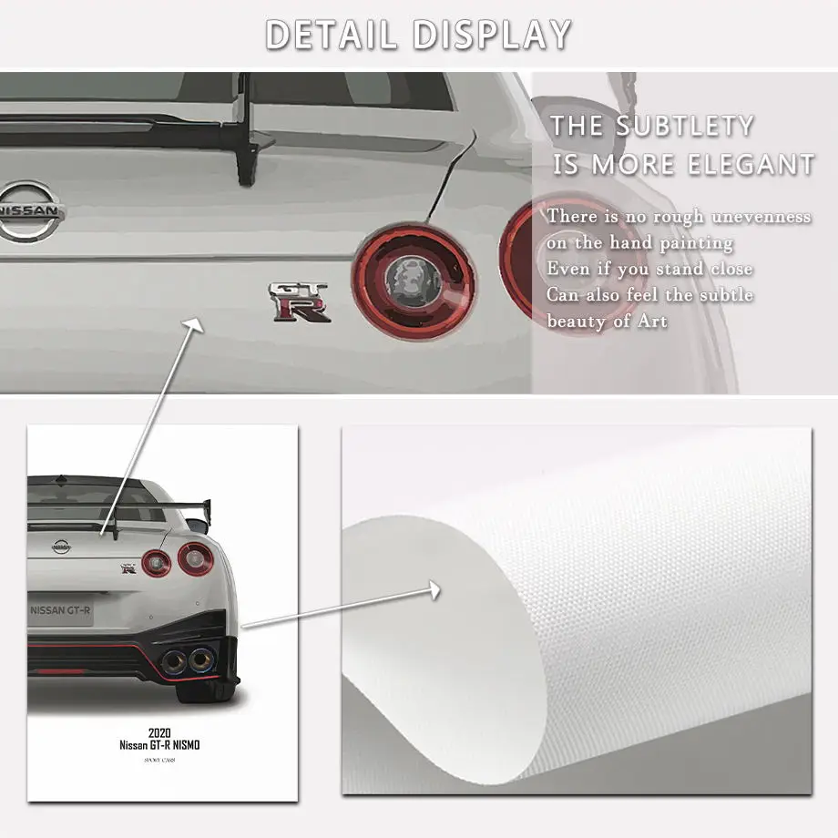 Nissan GTR Toyota Mazda Lexus luxury Car Wall Art Canvas Painting Nordic Posters And Print Wall Pictures Living Room Home Decorr