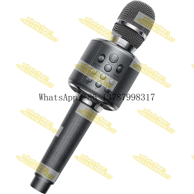 Karaoke Microphone Bluetooth Wireless Mic Portable Singing Machine with Duet Sing/Record/Play/Reverb Adult/Kid Gift for Home