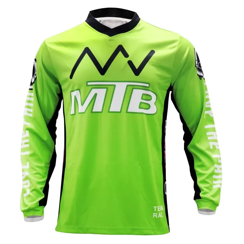 MTB Hot Sale bicycle downhill jersey Fitness long sleeve Motorcycle Jersey Bike competitive race mountain bike team Shirt Tops