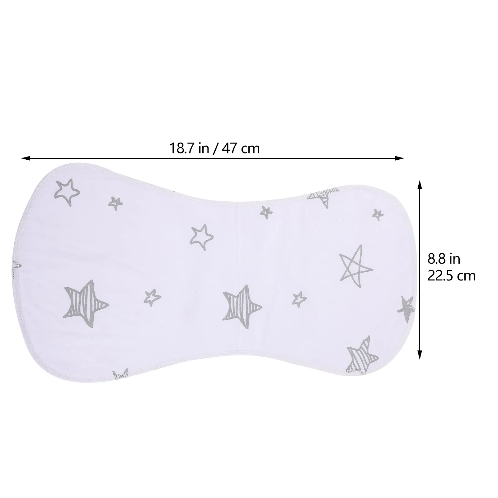 Paños para eructar de bebé, paños de algodón absorbentes, cómodos y suaves para eructar, Baberos de protección para escupir, 3 uds.