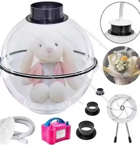 Machine de remplissage de ballons 2026 Hot ABalloon |   Kit de machine à gonfler les ballons avec pompe à air électrique et outil d'expansion