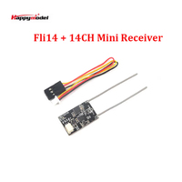 Fli14 + /Fli14 14CH Mini Receiver Compatible for Flysky AFHDS-2A with PA OSD Output for FS-i6 FS-i10 Transmitter RC Drone Quadco