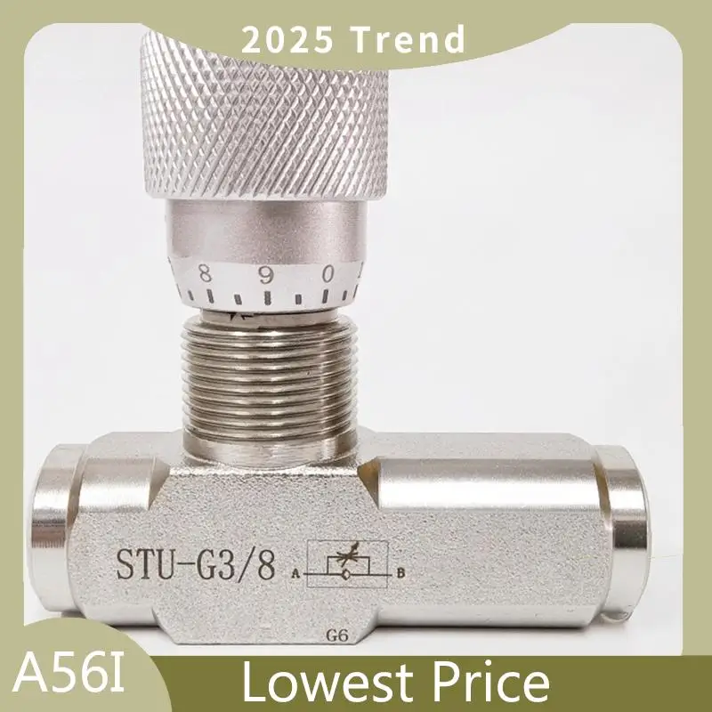 Special STU-G3/8 Hydraulic Throttle Valve STU Flow Control Valve One-Way High-Pressure Cylinder Speed Control