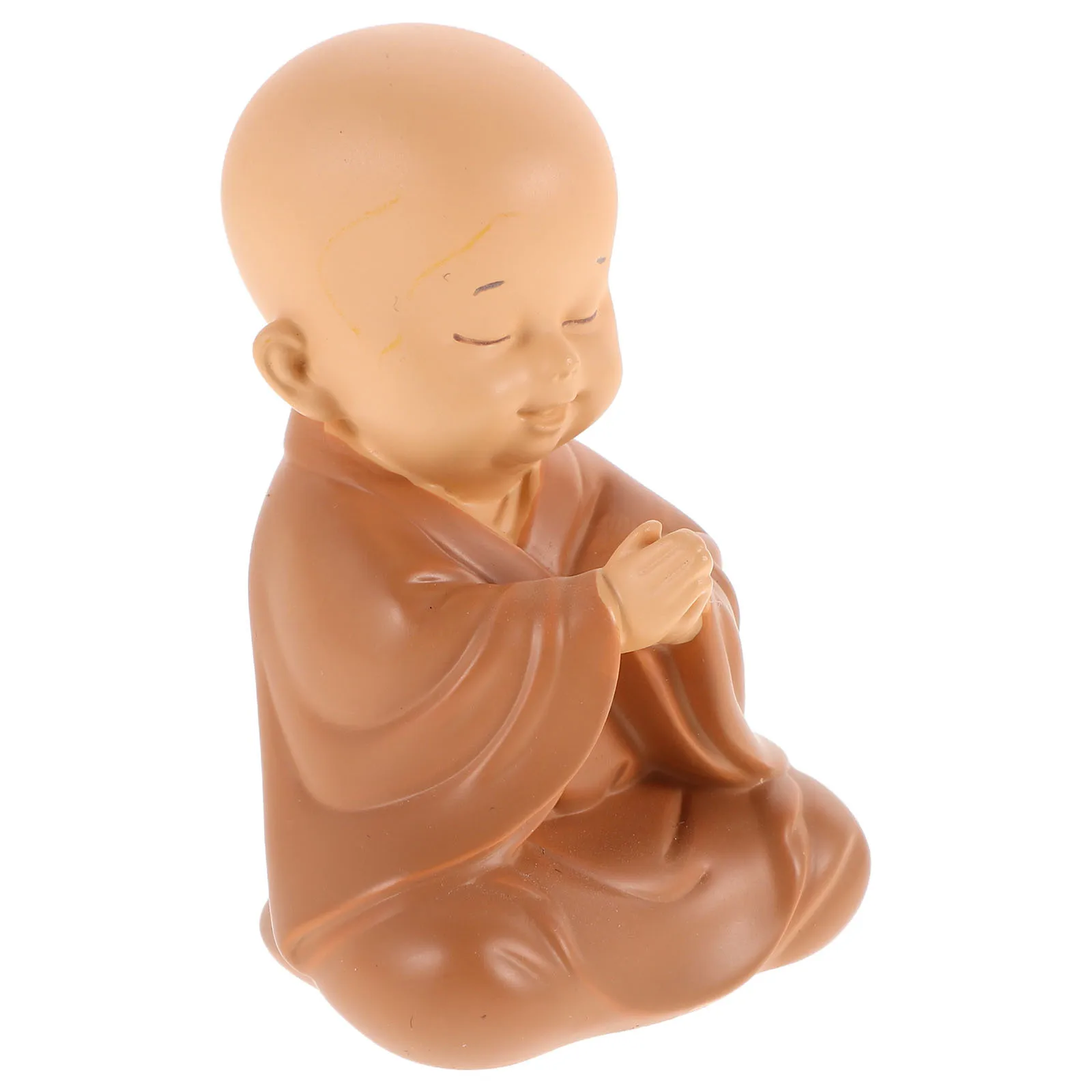 

Mini Buddha Monk Figure Baby Car Dashboard Decoration Zen Ornament Interior Lucky Charm Car Accessories Fish Tank Aquarium Decor