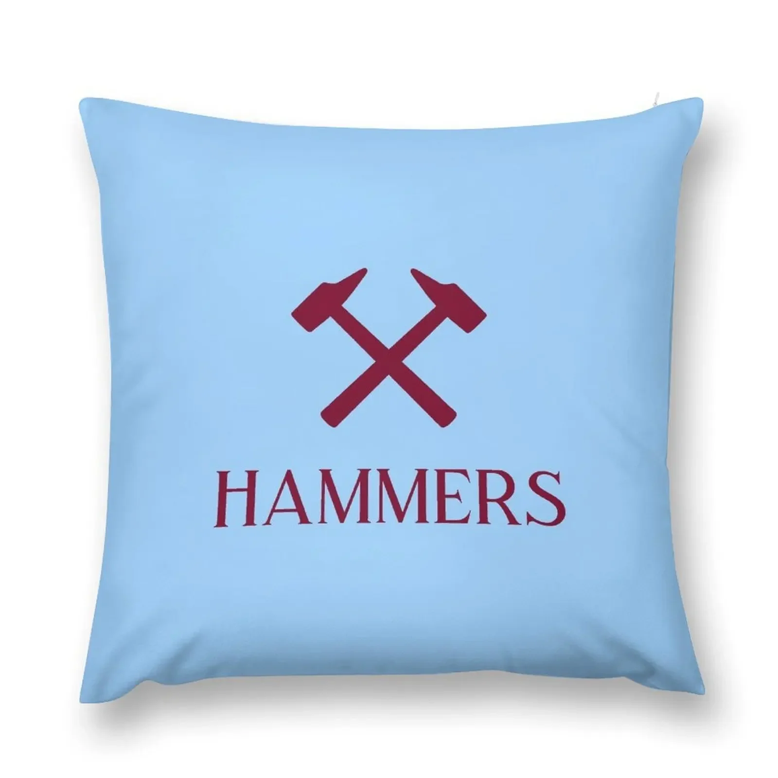 

Hammers Maroon Throw Pillow Embroidered Cushion Cover christmas decorations for home 2025 pillow