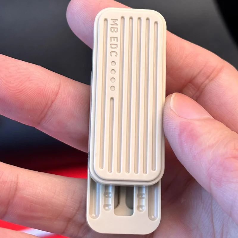 Nouveau Slider Fidget EDC en PEI et PEEK, design dense et élégant, jouet anti-stress pour adultes, jouet anti-anxiété pour TDAH