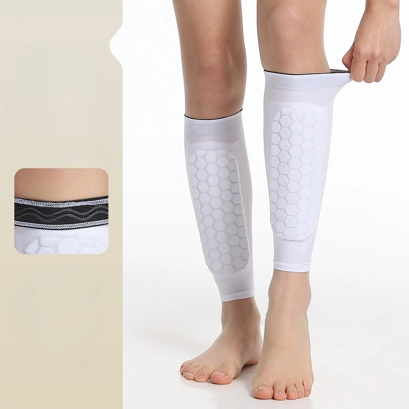 

1 шт. Профессиональные противоскользящие носки-гетры для защиты голени, для занятий спортом на открытом воздухе, футбольные защитные накладки на ноги, противоударные защитные носки-рукава для ног