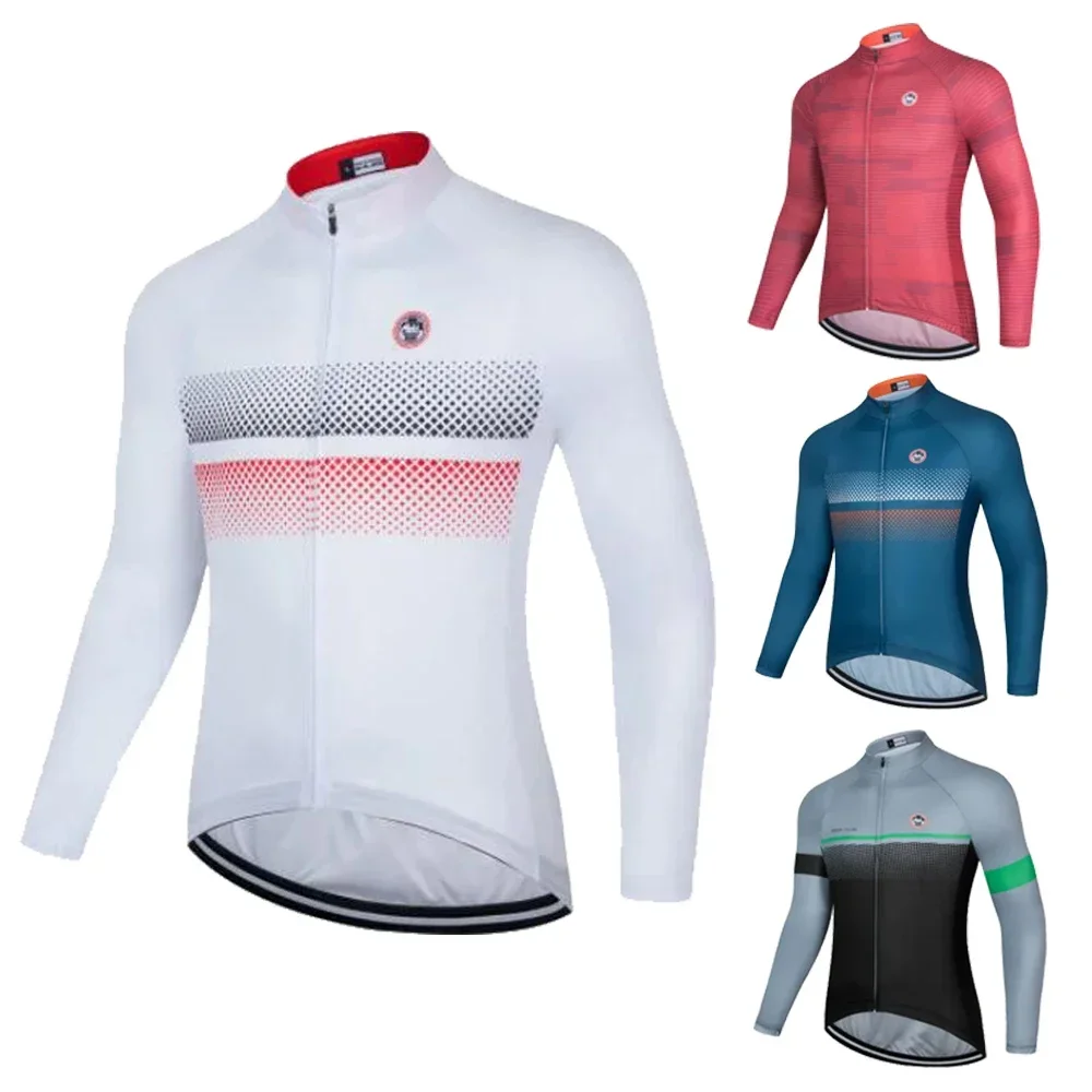 

Vendull 2025 Новый осенний велосипедный трикотаж с длинным рукавом, мужская летняя одежда для велоспорта, топы, весенний MTB велосипедный трикотаж, дорожные велосипедные куртки