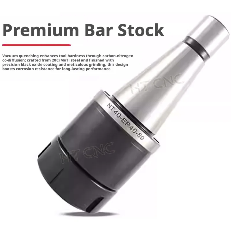 NT30 NT40 ER16 ER20 ER25 ER32 ER40 Tool Holder ISO30 ISO40 Spindl NT ER Collet Chuck 7:24 For Cnc Milling Machine Lather Tools - view 3