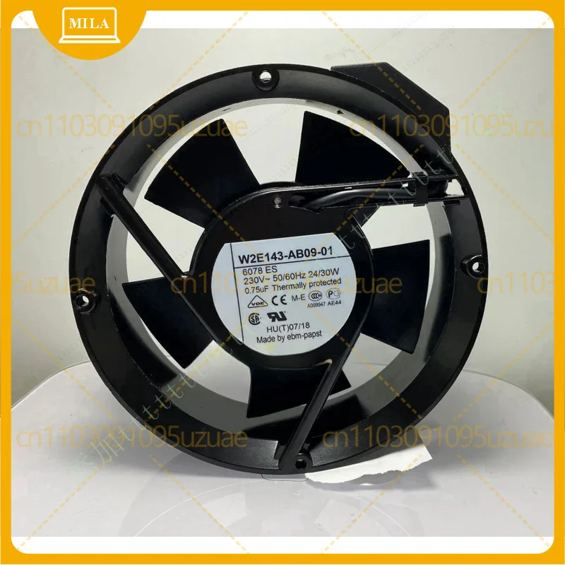 FOR W2E143-AB09-01 W2E143-AB09-06 W2E143-AB09-25 EBM fan AC230 frequency converter cooling fan 6078ES