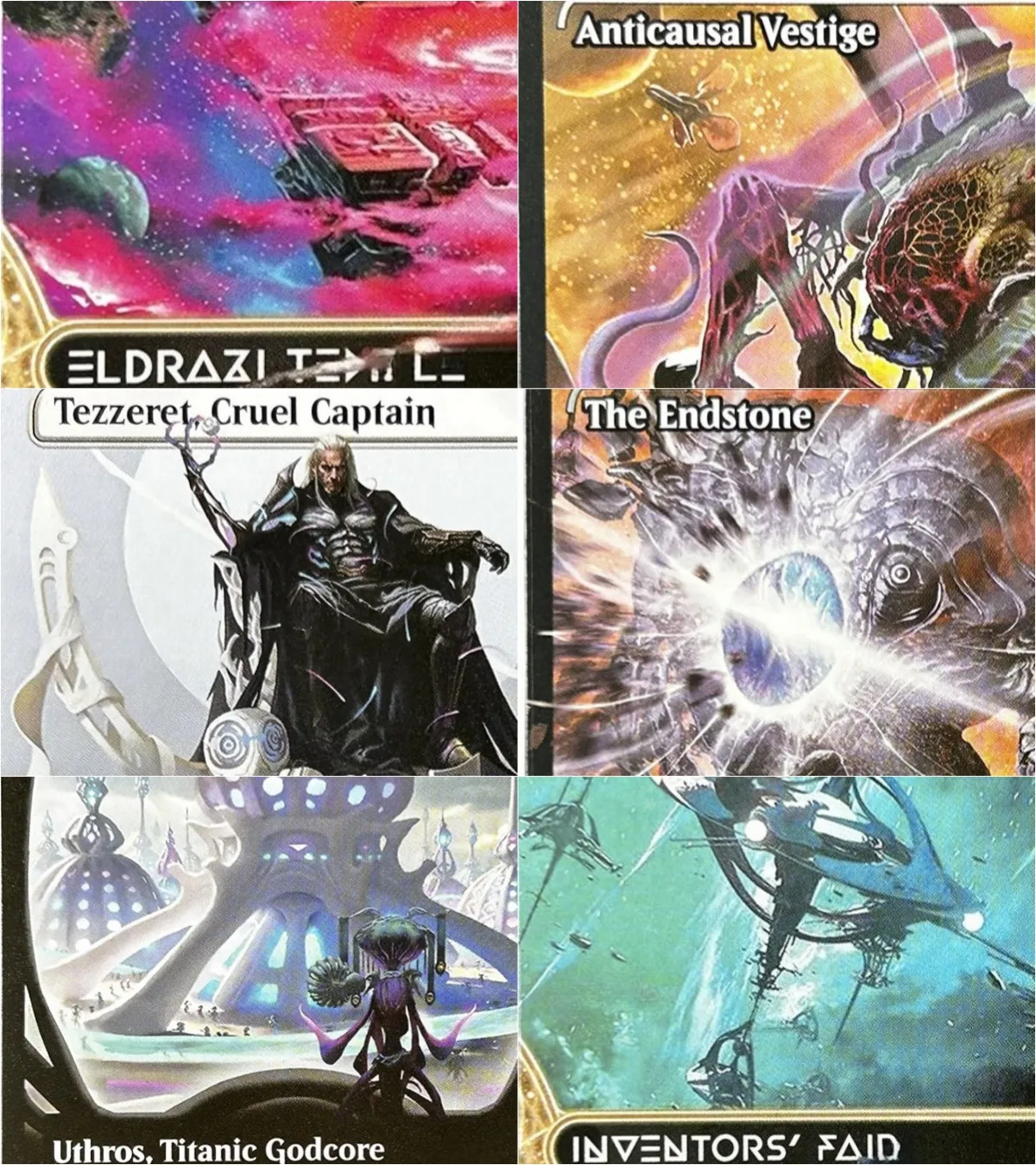 

Holo EOS/EOE (Gemstone Caverns/The Endstone) Magical Proxy Cards black top Quality Gathering Board Playing Game Trading Cards