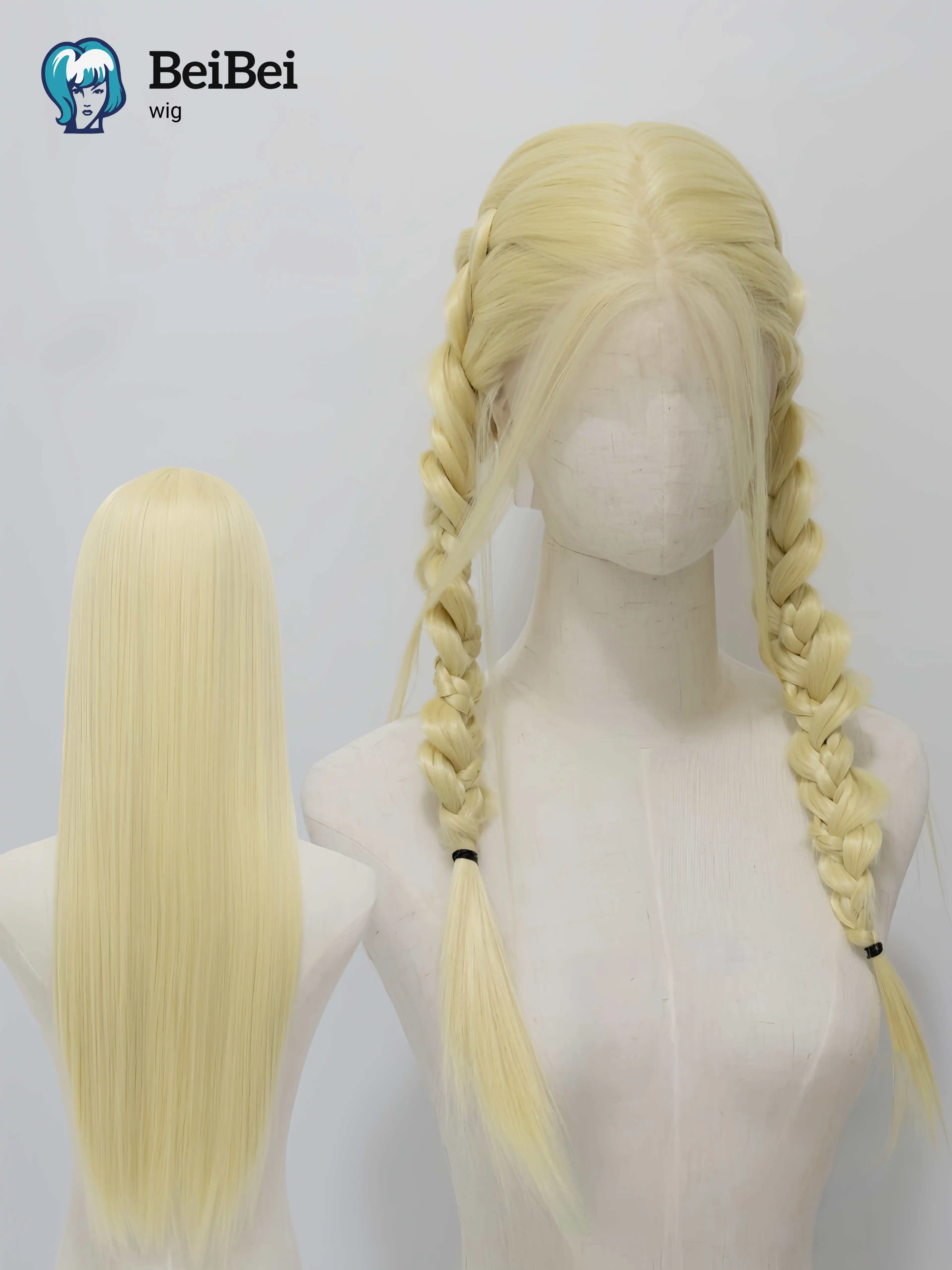 

Blonde Full Lace Wig for Women High Quality Heat Resistant 26 Inch Long Straight Cosplay Synthetic Lace Wig Christmas Party Wigs