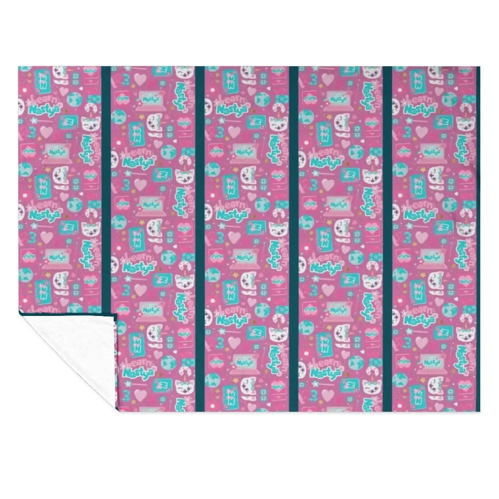 

Like Nastya Pattern Throw Blanket Thin Cute Beautifuls Soft Blankets