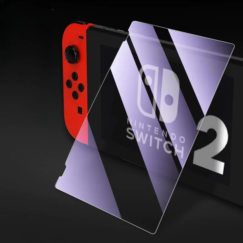 Clear Matte Anti-Blue Tempered Glass Screen Protector For Nintendo Switch 2 2025 Anti-Scratch Glass For Switch2 Cover Film