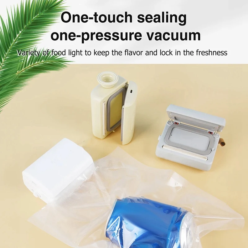 Automatic Household Vacuum Sealing Machine Food Freshness Packaging Machine Sealer Plastic Sealer Vacuum Compressor Durable , E