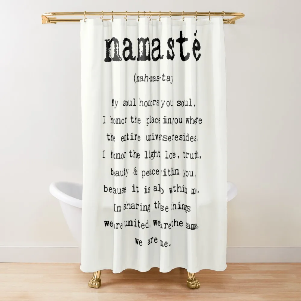 

Namaste. Shower Curtain Bathroom And Shower Products Bathroom Accessory Curtain
