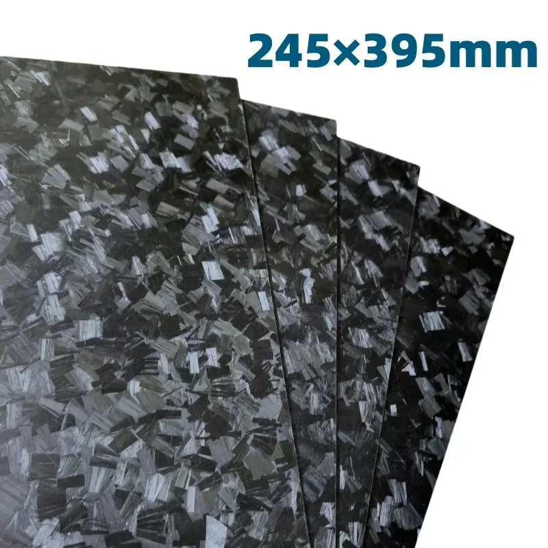 245x395mm Marble Texture Surface Carbon Fiber Plate Sheet Glossy Forged Carbon Fiber Plate CFK Carbon Sheet