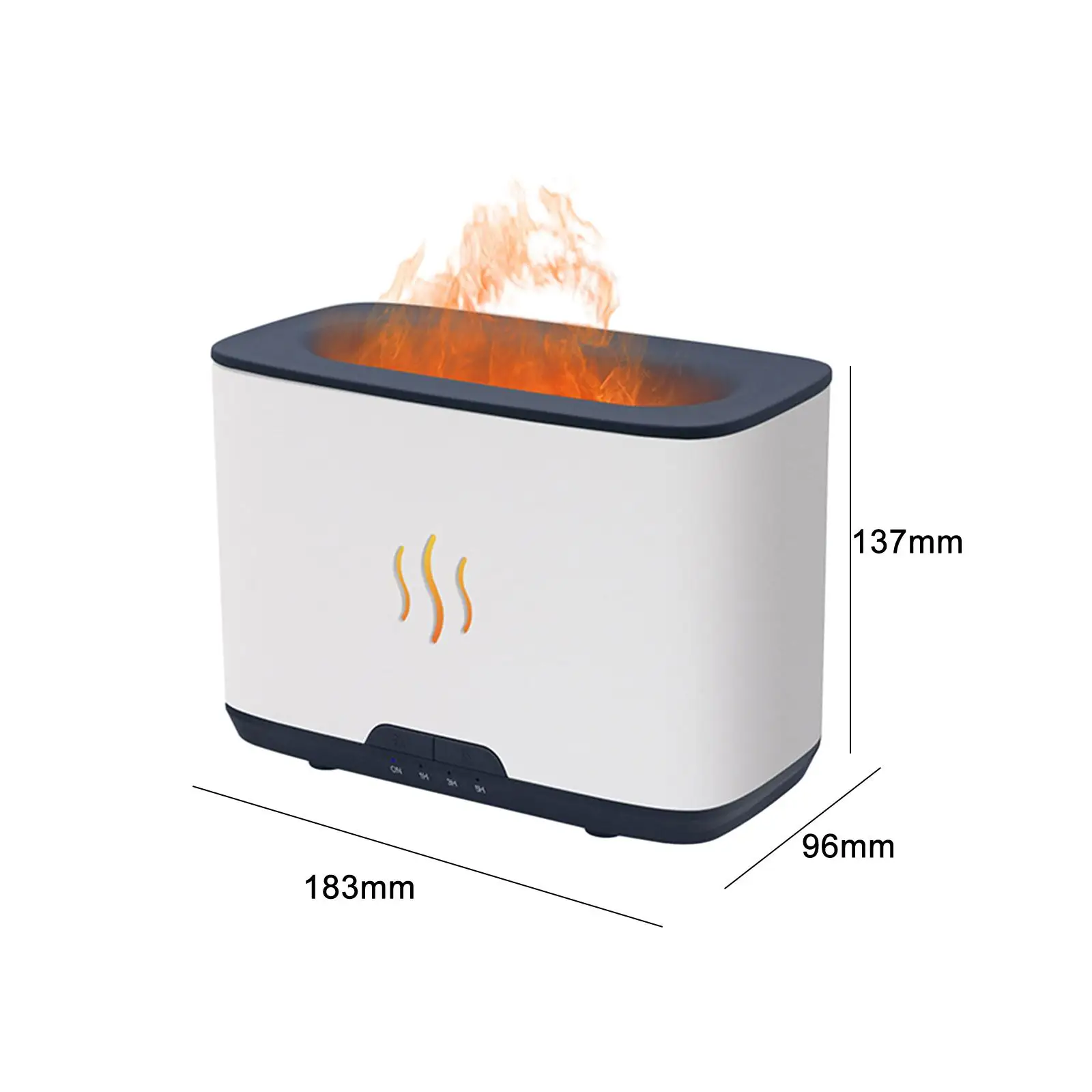 Umidificatore dell'aroma dell'umidificatore della nebbia del diffusore dell'aroma della fiamma per la camera da letto dell'auto