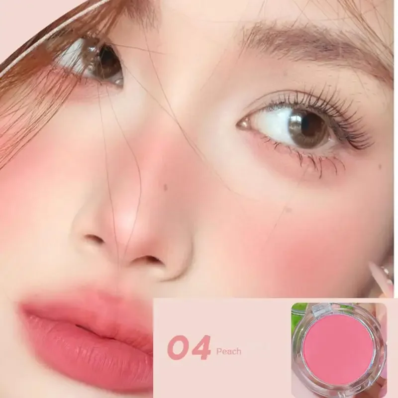 Korea monochrom erröten Pfirsich Rose rosa Wange Tönung Puder natürliche dauerhafte matte Gesicht Make-up Rouge Kontur Schatten Palette Kosmetik