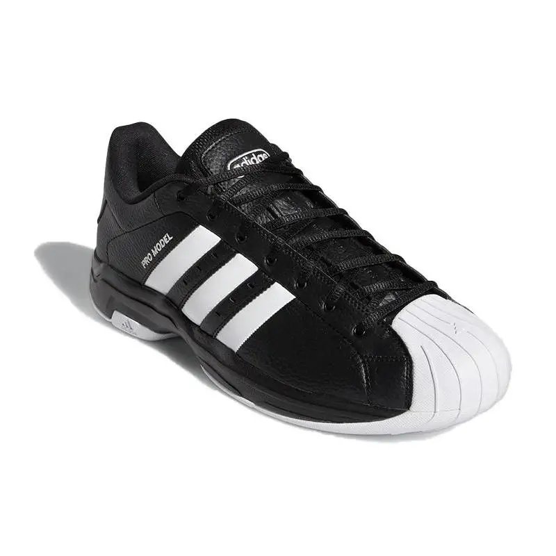 Adidas Pro Modelo 2G Baixo Preto Branco Tênis FX4980