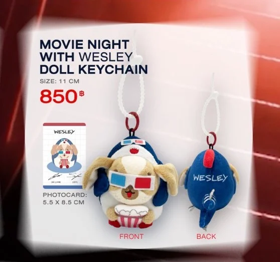 wesley keychain WilliamEst GMM official original merchandise Thai