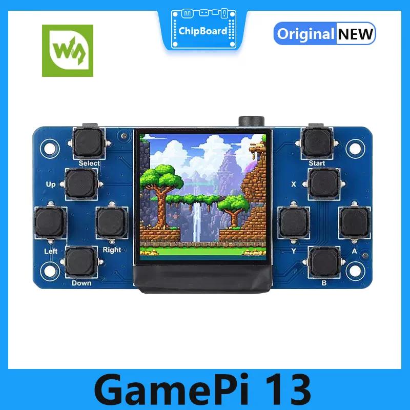 New Waveshare GamePi13 1.3inch LCD Game Console For Raspberry Pi Integrated ST7789 Driver Chip 240x240 Resolution