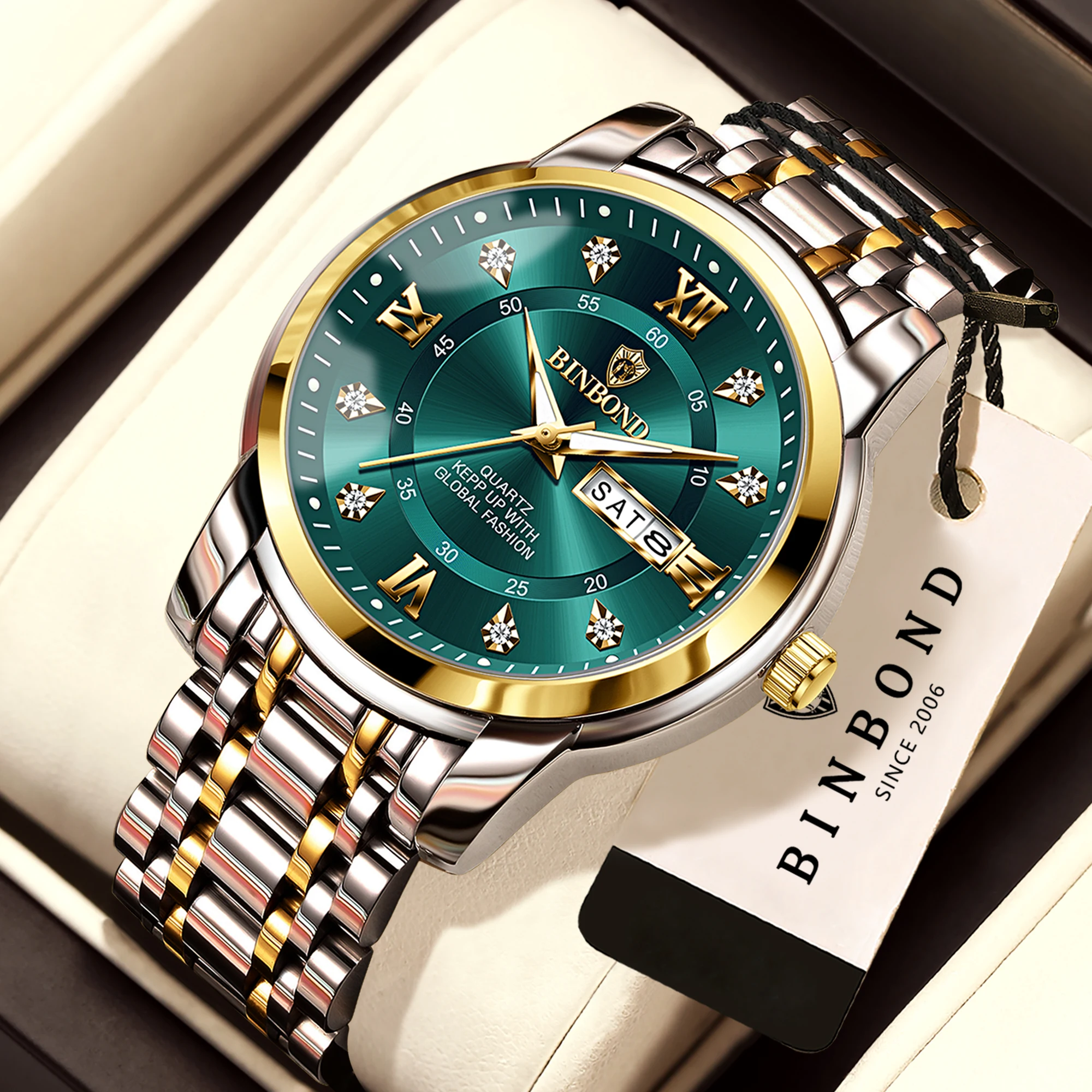 BINBOND Orologi da Polso al Qu - Smartwatch Luxury Watches recensione e prezzo