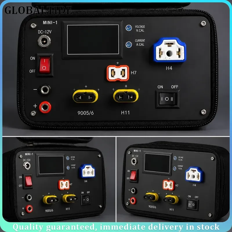 Portable LED Headlight Tester Mini Car Lamp Detection Box Automobile Modification Light Testing Instrument Parameter Check
