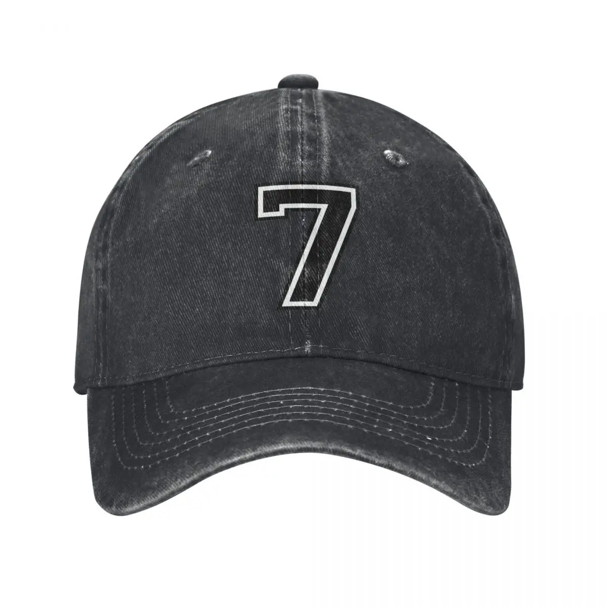 Number 7 High-end Retro Cowboy Washed Baseball Caps Mens New Trend Denim Dad Hats Rock Snapback Cap Men Trucker Cap