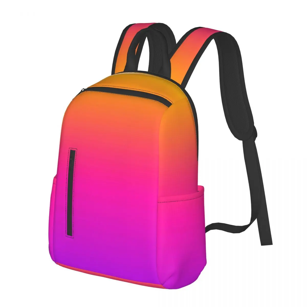 

Yellow Purple Red Gradient Student Backpack School Bag Hiking Travel Daypack for Boys Girls Bookbag Shoulder Bags