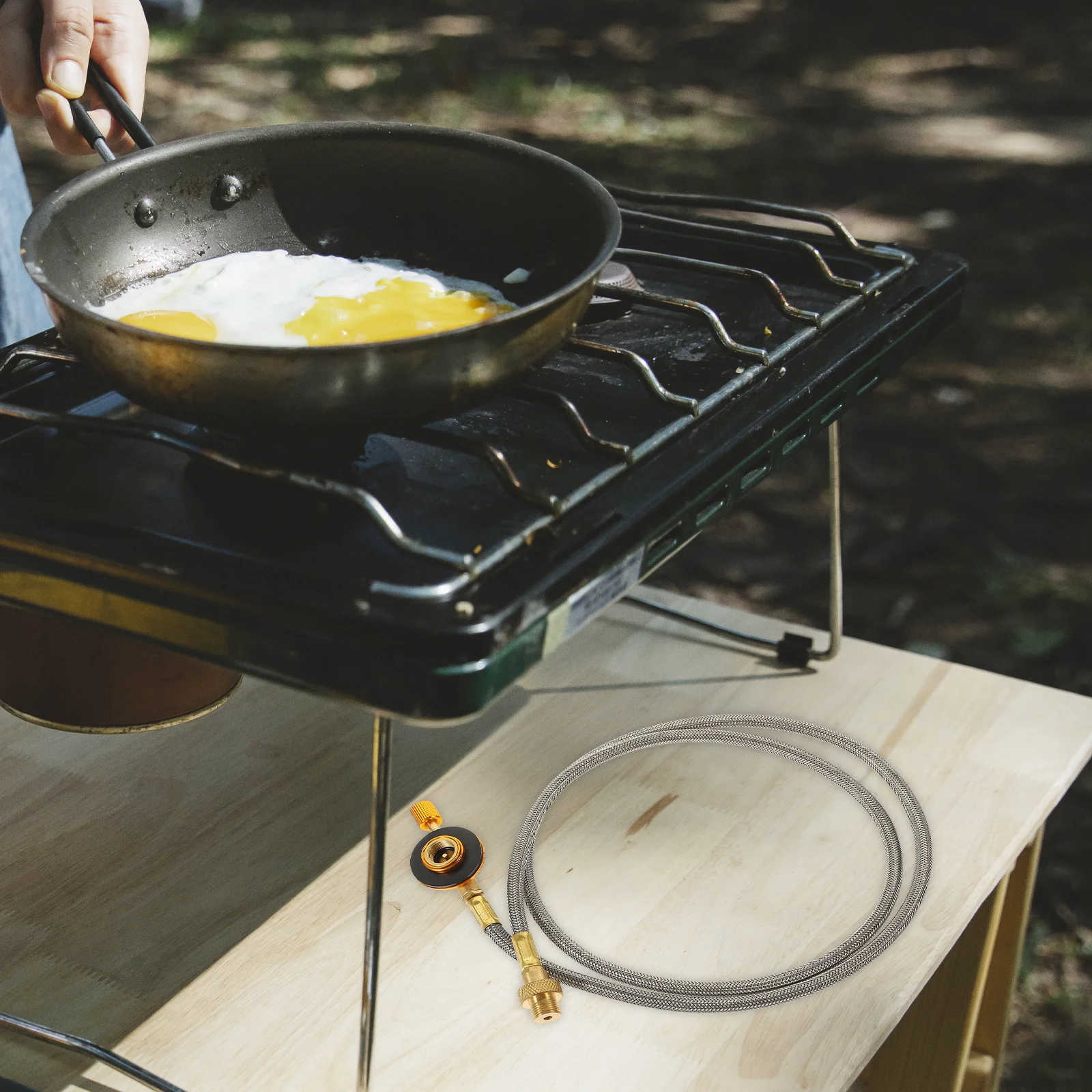 

Propane Regulator Hose Propane Tank Adjustable Gas Hose Adapter for Bbq Grill Burner Outdoor Picnic Gas Regulator