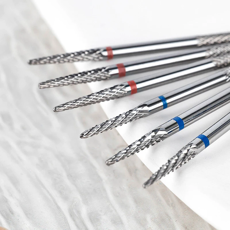 Doppel Köpfe Hartmetall Nagel Bohrer Bits Elektrische Nägel Design Werkzeuge Maniküre Maschine Pediküre Dateien Zubehör – Detail 5