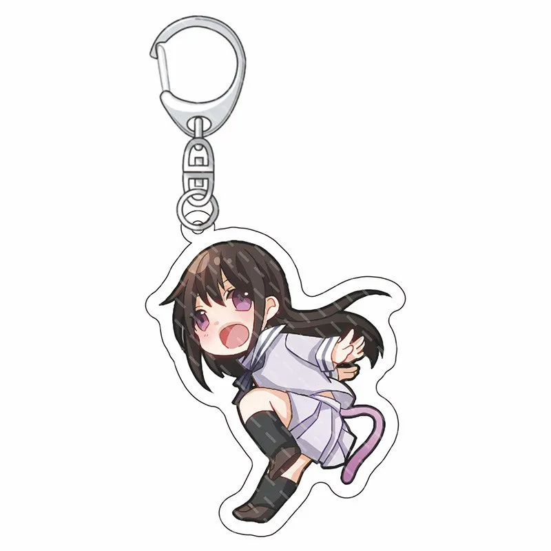 Anime Noragami Acrylic Key Chain characters YATO Iki Hiyori Model Keyring Cute Backpack Decoration Keychain Accessories FansGift