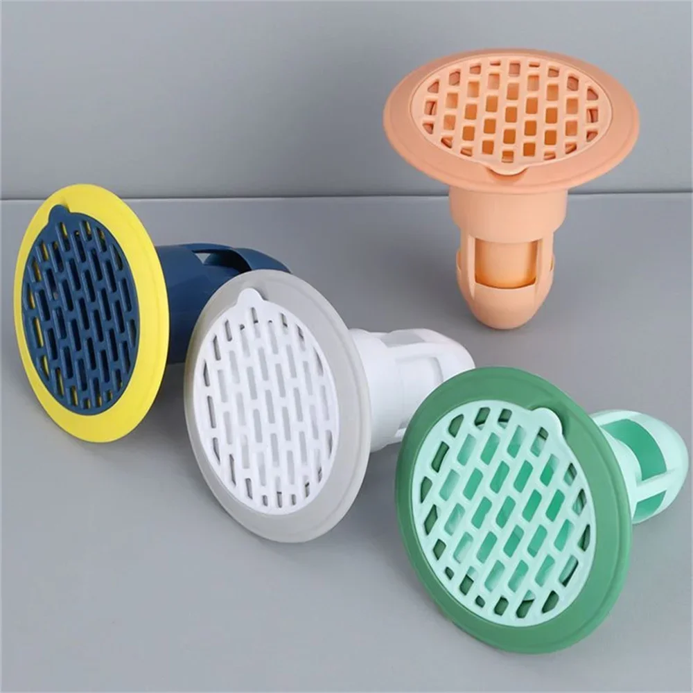 Bath Shower Floor Drain Strainer Cover Plug Trap Silicone Anti-odor Sink Bathroom Water Filter Insect Prevention Deodorant