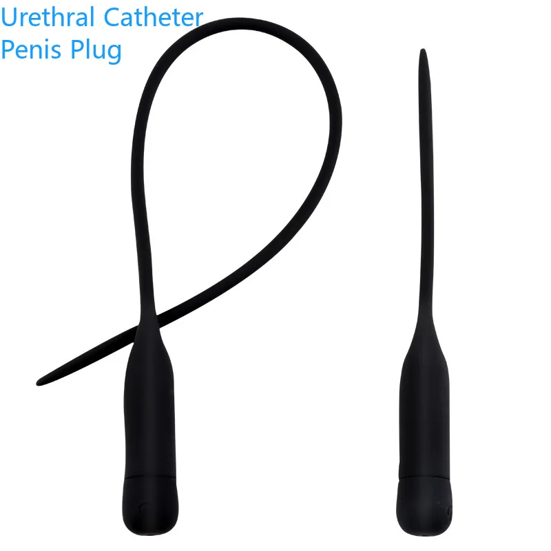 لينة سيليكون مجرى البول موسع الحصان العين عصا القضيب قضيب الذكور الاستمناء انسداد محفز القسطرة الجنس لعب للرجال