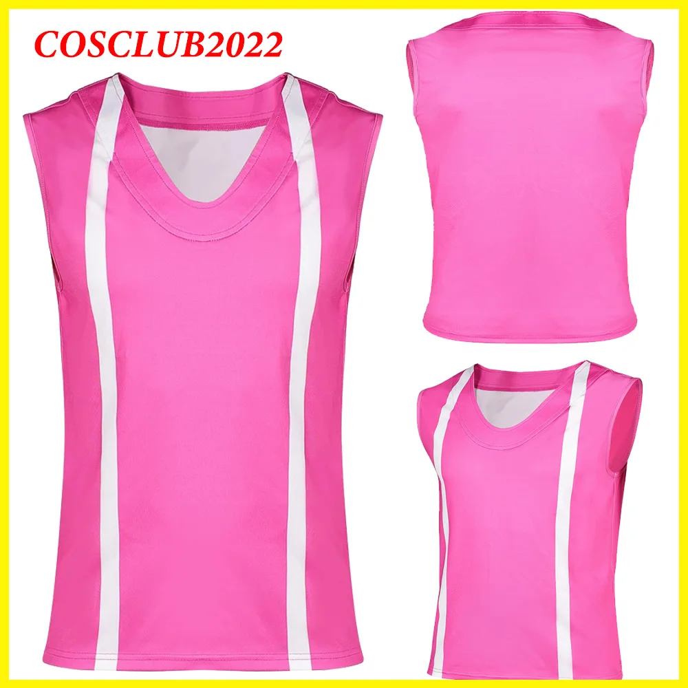 

BAD Cartoon GUYS Cosplay Mr. Snake Pink Vest Costume Roleplay Clothing Top Men Clothing Outfits Halloween Dress Up Party Suit