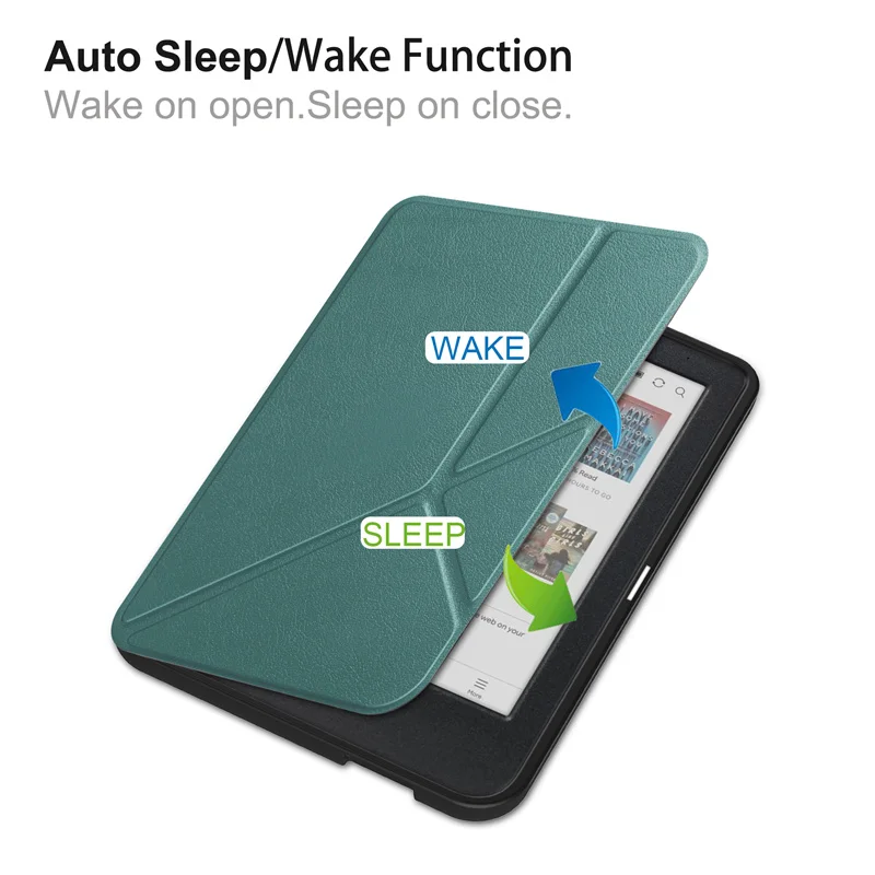 Funda para Kobo Clara Color 2024, Funda magnética plegable múltiple para Kobo Clara BW N365 Kobo Clara 2e, Funda para dormir automático