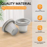 A01M-10 Pack HEPA Filter For Xiaomi Mijia SSXCQ01XY Handy Vacuum Cleaner Home Car Mini Wireless Washable Filter Spare Parts