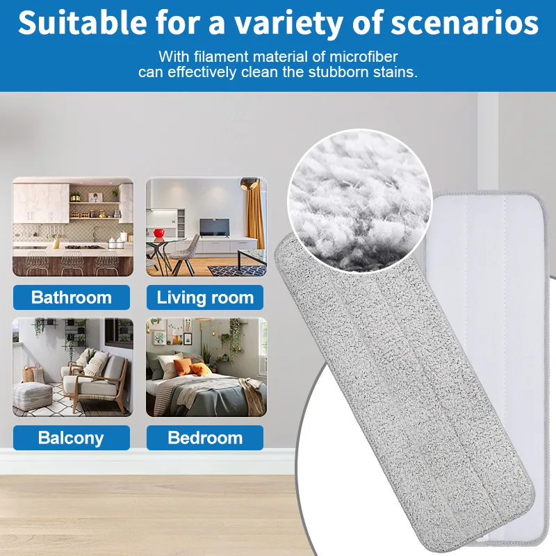 2 قطعة استبدال ممسحة القماش الخرق ل Xiaomi Deerma TB500 TB800 ممسحة رش المياه 360 الدورية تنظيف الملابس رئيس