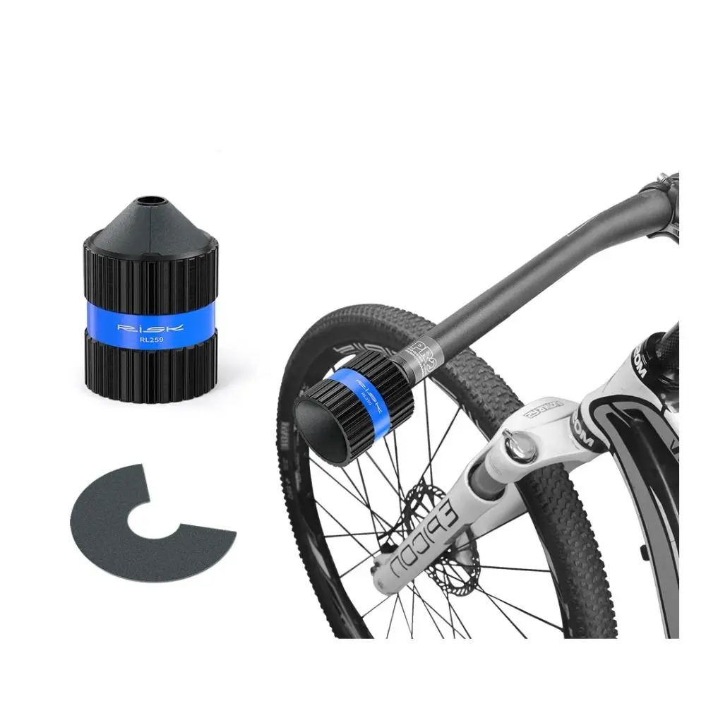 Accessories with Sandpaper Bike Fork Burr Charfer DIY 3D Printing Bike Seatpost Grinder Bike Fork Grinder