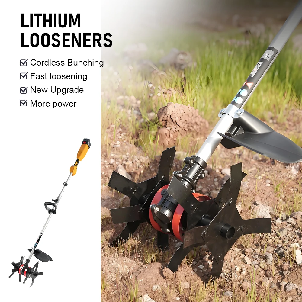 

Лопатели для газонов, роторная фреза, беспроводной садовый трактор, электрический культиватор, инструмент, портативный культиватор, фреза для прополки грунта